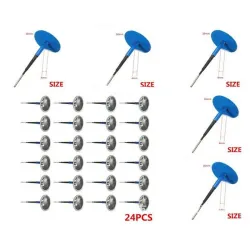 4 mm - 6 mm - repair patches for tubeless car tires - set - 24 piecesWiel onderdelen