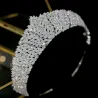 ASNORA Classic CZ Cubic Zirconia Bridal Wedding Headdress Crown Headband Womens Party Jewelry AccesHaarspelden