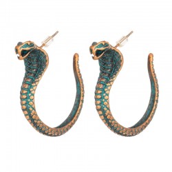 India Boho Ethnic Cobra Dangle Drop Earrings For Women Female New Trendy Party Earrings Hanging JeweOorbellen