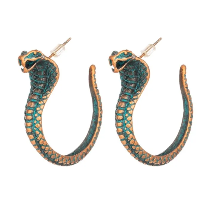 Vintage earrings with cobraEarrings