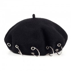 17th-century beret - cap with silver ringsHats & Caps