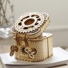 Robotime 123pcs Creative DIY 3D Treasure Box Wooden Puzzle Game Assembly Toy Gift for Children TeensConstructie