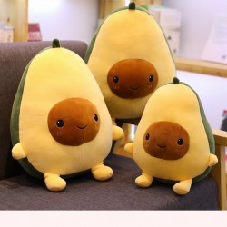 1 pcs 30-60CM Cute Avocado Stuffed Plush Toy Soft Baby Doll Cartoon Fruit Pillow Sofa Cushion kids GKnuffels