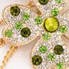 EASYA Love Clover Creative Gift Key Chain Alloy Rhinestone Key Chain Bag Pendant Women Handbag CharmSleutelhangers
