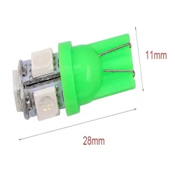 T10 5SMD 5050 W5W Xenon car LED bulb 10 piecesT10