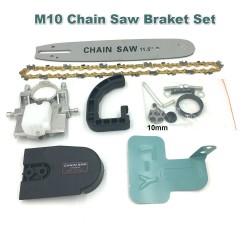 Upgrade 115inch Electric Chainsaw Bracket Adjustable Universal M10M14M16 Chain Saw Part Angle GriPower Tools