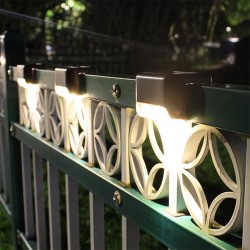 412pcs LED Solar Stairs Lights Outdoor Waterproof Garden Pathway Courtyard Patio Steps Fence LampsWandlampen