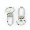 10 Pcs High Quality Swivel Carabiner Hook Silver Color Key Chains Sleutelhanger Key Ring 18mm x 33 mSleutelhangers