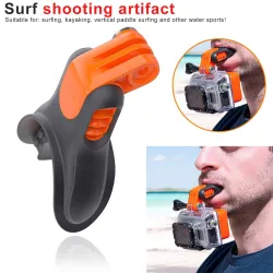 GoPro Hero 5 4 3 Session Xiaomi 4K SJCAM Camera Mouth Mount Bite Surfing Diving Accessories SetBevestigingen