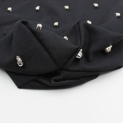 Casual katoenen muts met doodshoofd en zilveren ringHoeden & Petten