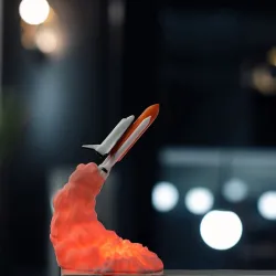 3D Space shuttle - raketvormige nachtlamp - 3 soorten - 21cm & 28cmDecoratie