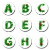 26 Letter 30 MM Fridge Magnet Child Letter Magnet Cartoon Kids Gifts Glass Magnetic Refrigerator StiDecoratie
