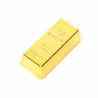 1pc Creative Gold Brick Shape Refrigerator Magnets Resin Craft Gift For Home Refrigerator DecorationDecoratie