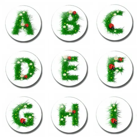 26 Letter 30 MM Fridge Magnet Child Letter Magnet Cartoon Kids Gifts Glass Magnetic Refrigerator StiDecoratie