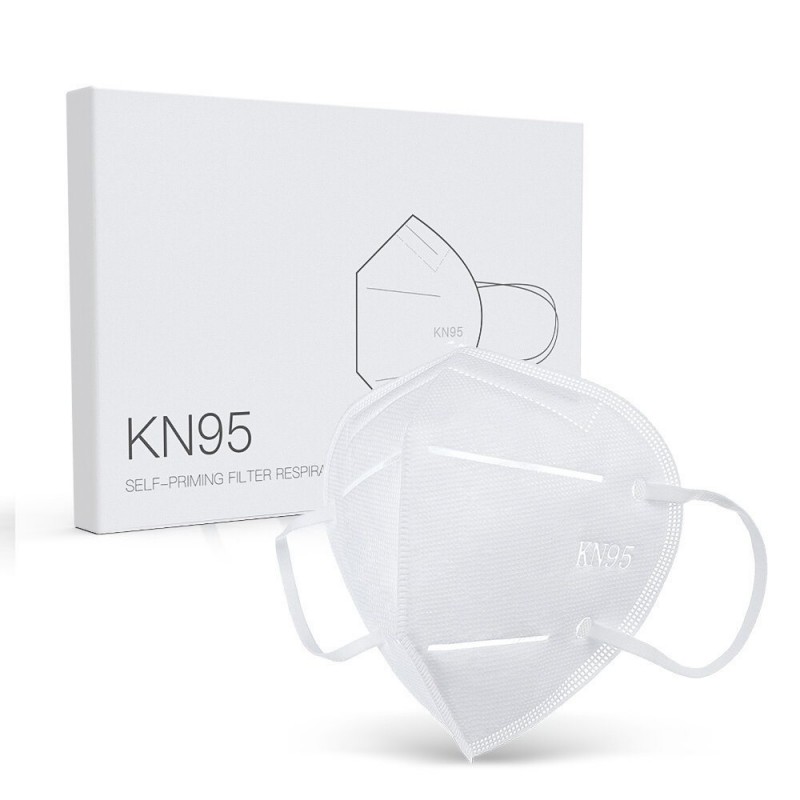 KN95 PM2.5 gezichtsmasker - mondmasker - antibacterieel - nanofilter - 5 of 10 stuksMondmaskers