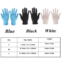 Wegwerp nitril handschoenen - antibacteriële beschermende latex handschoenenMondmaskers