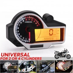 LCD Digital Speedometer Odometer For BMW KAWASAKI SUZUKI HONDAInstrumenten