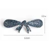 Elegante Strik Vlinder Kristal Haar Clip HaarspeldHaarspelden