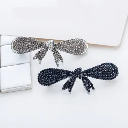 Elegant crystal bowknot - hair clip - hairpinHair clips