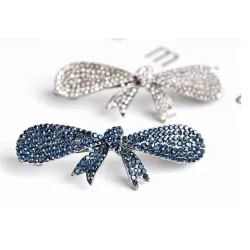 Elegant crystal bowknot - hair clip - hairpinHair clips