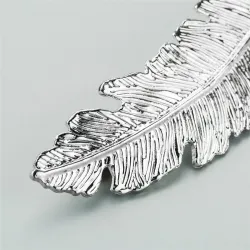 Vintage leaf - gold & silver hairpin - hair clipHair clips