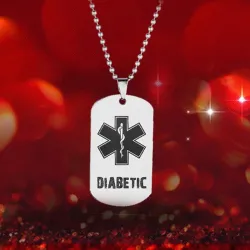 Diabetic Dog TagKettingen