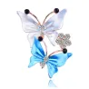 Crystal Butterfly BroochBroches