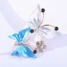 Crystal Butterfly BroochBroches
