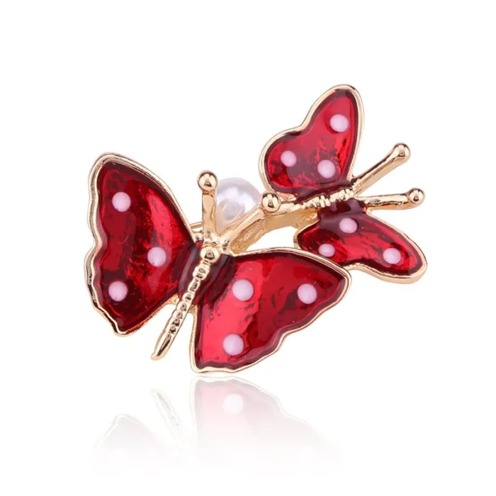 Spring Double Butterfly BroochesBroches