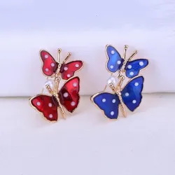 Spring Double Butterfly BroochesBroches