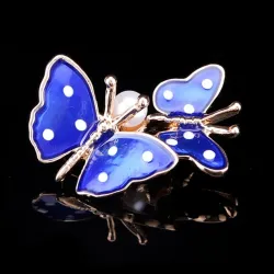 Spring Double Butterfly BroochesBroches