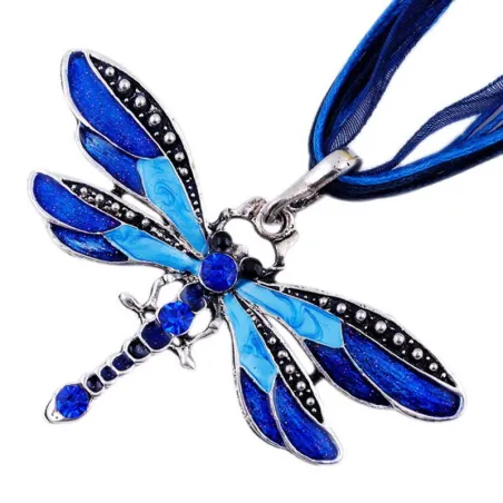 Bohemian Dragonfly NecklaceHalskettingen