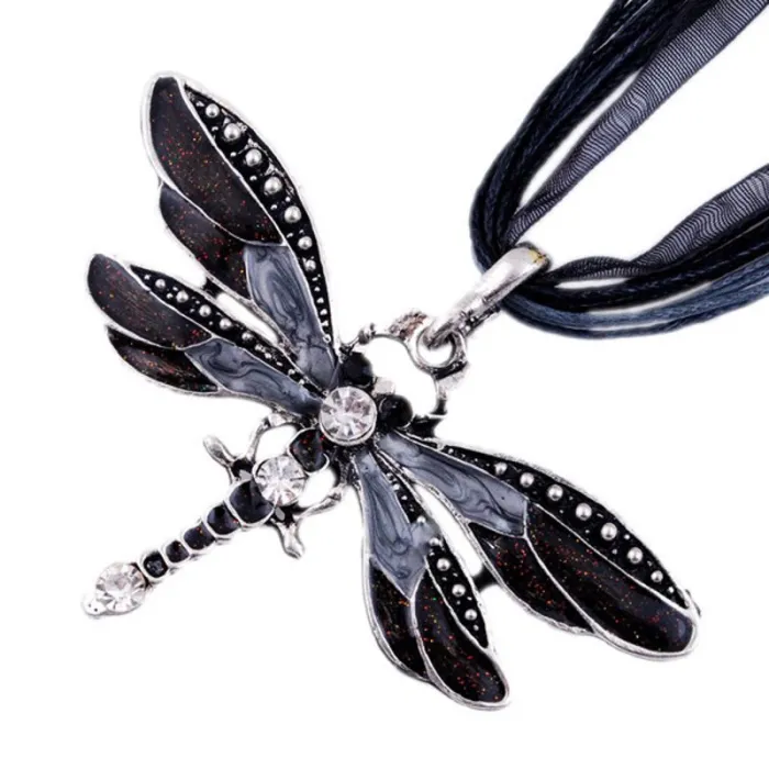 Bohemian Dragonfly NecklaceHalskettingen