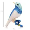 Enamel Bird BroochesBroches