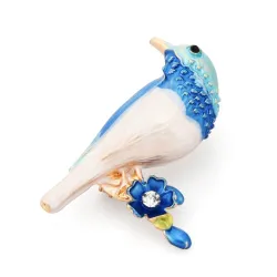 Enamel Bird BroochesBroches