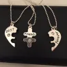 3Pcs Best Friends Forever Necklace Set - HeartHalskettingen