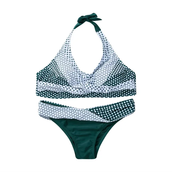 Badpak met stippen - bikinisetBadkleding