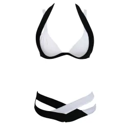 Zwart-wit badpak - bikinisetBadkleding