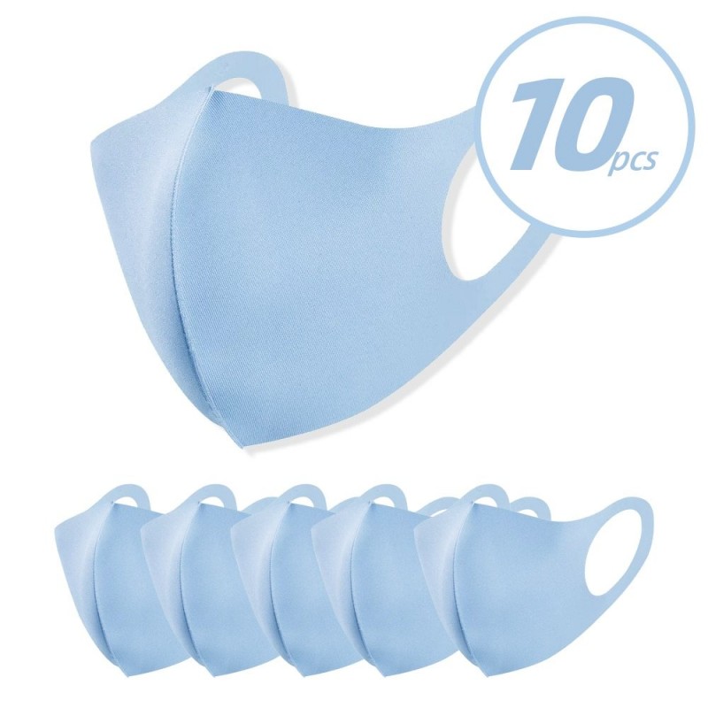 10 pieces - face / mouth mask - anti-pollution - dust-proof - washable