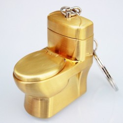 Funny toilet gas lighter - keychain - butaneSleutelhangers