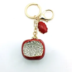Bitten apple key chainSleutelhangers