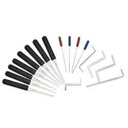 12 Pieces - Lock Pick Set - Locksmith supplies - broken key Auto extractor - stainless steel hooksSlotenmaker