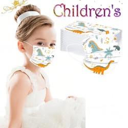 Mascarillas bucales50 piezas - máscara antibacteriana antibacteriana desechable - máscara de boca para niños - 3 capas - impr...