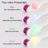 Elektrische micronaald met LED - titanium dermaroller - antirimpel - verjongende gezichts- / lichaamsmassage-apparaatMassage