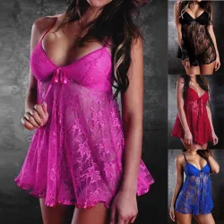Sexy lingerieset - slaapshirt / string - grote maatLingerie