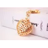 Dalaful Hollow Out Love Heart Key Chains Rings Holder For Lovers Sweetheart Pendant For Car KeyringsSleutelhangers
