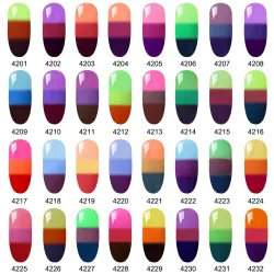 10ML triple-color temperature - gel polish - nail art - uv ledNagellak