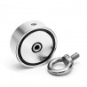 D48 - D60 - D67 - D75 - strong neodymium magnet with hook - double side search - D60 * 22mmMagnets