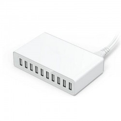 50W - 10 USB-poort - Slimme oplader - SnelladerOpladers
