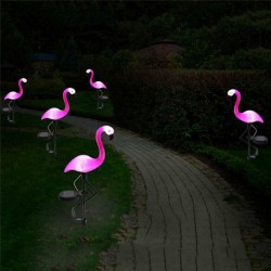 Roze flamingo - solar lamp - waterdichte buitenlampSolar verlichting